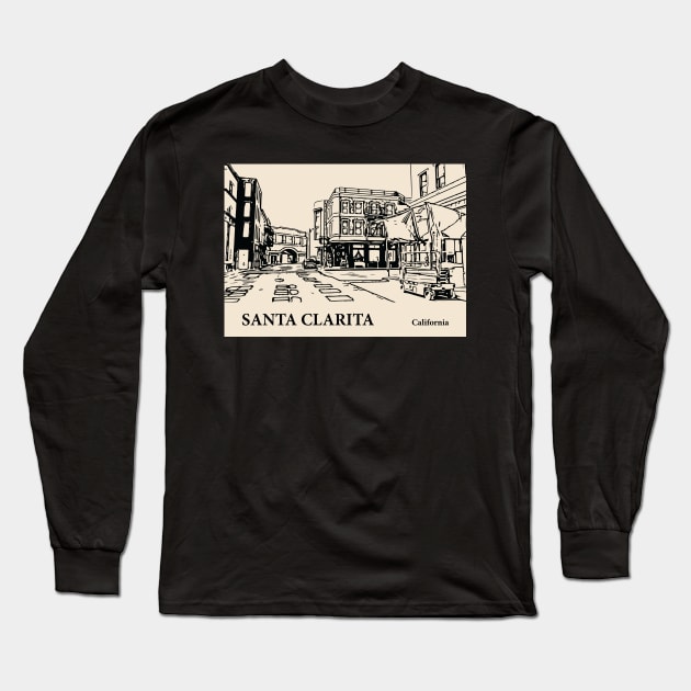 Santa Clarita - California Long Sleeve T-Shirt by Lakeric